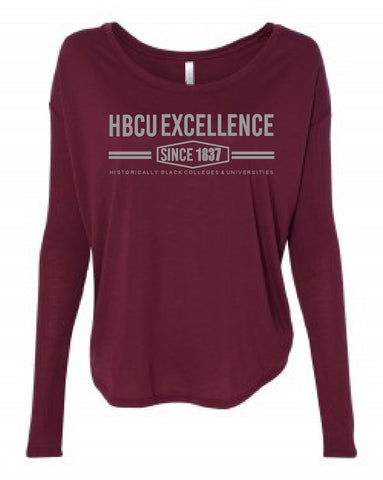 HBCU Excellence Longsleeve Maroon